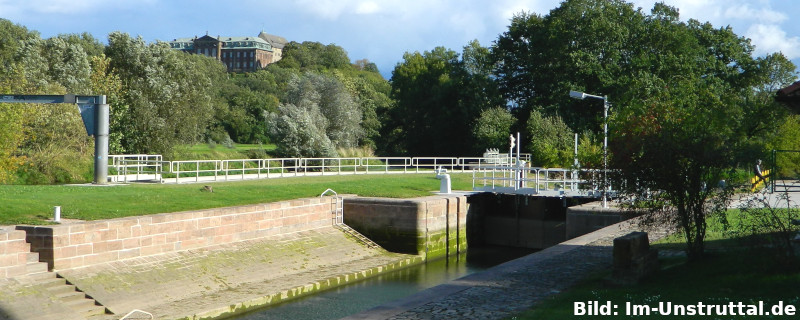 Unstrut Schleuse Tröbsdorf