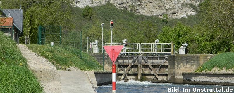 Unstrut Schleuse Wendelstein
