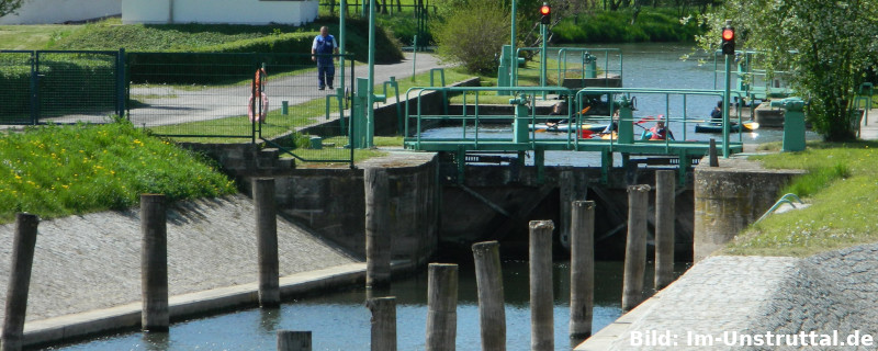 Unstrut Schleuse Zeddenbach